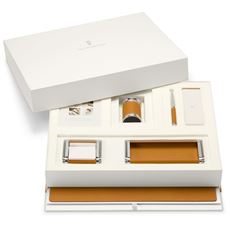 Graf-von-Faber-Castell - Set Schreibtischaccessoires Epsom, groß, Cognac