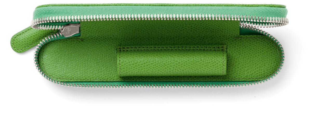 Graf-von-Faber-Castell - Etui, 1 Schreibgerät, Epsom, Reißverschluss, Viper Green