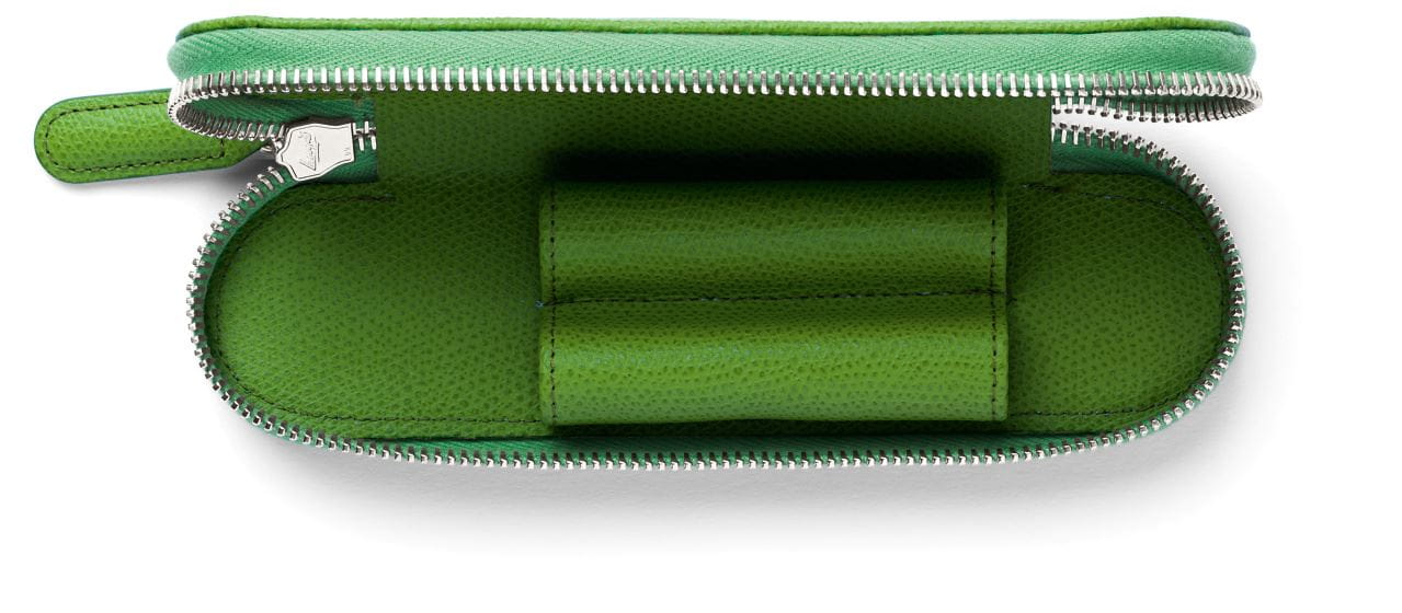 Graf-von-Faber-Castell - Reißverschluss-Etui Epsom für 2 Schreibgeräte, Viper Green