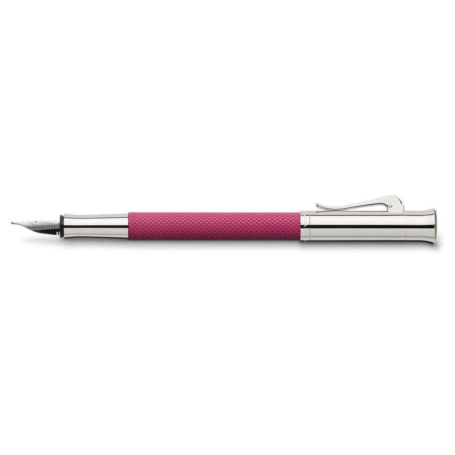 Graf-von-Faber-Castell - Füllfederhalter Guilloche Electric Pink M