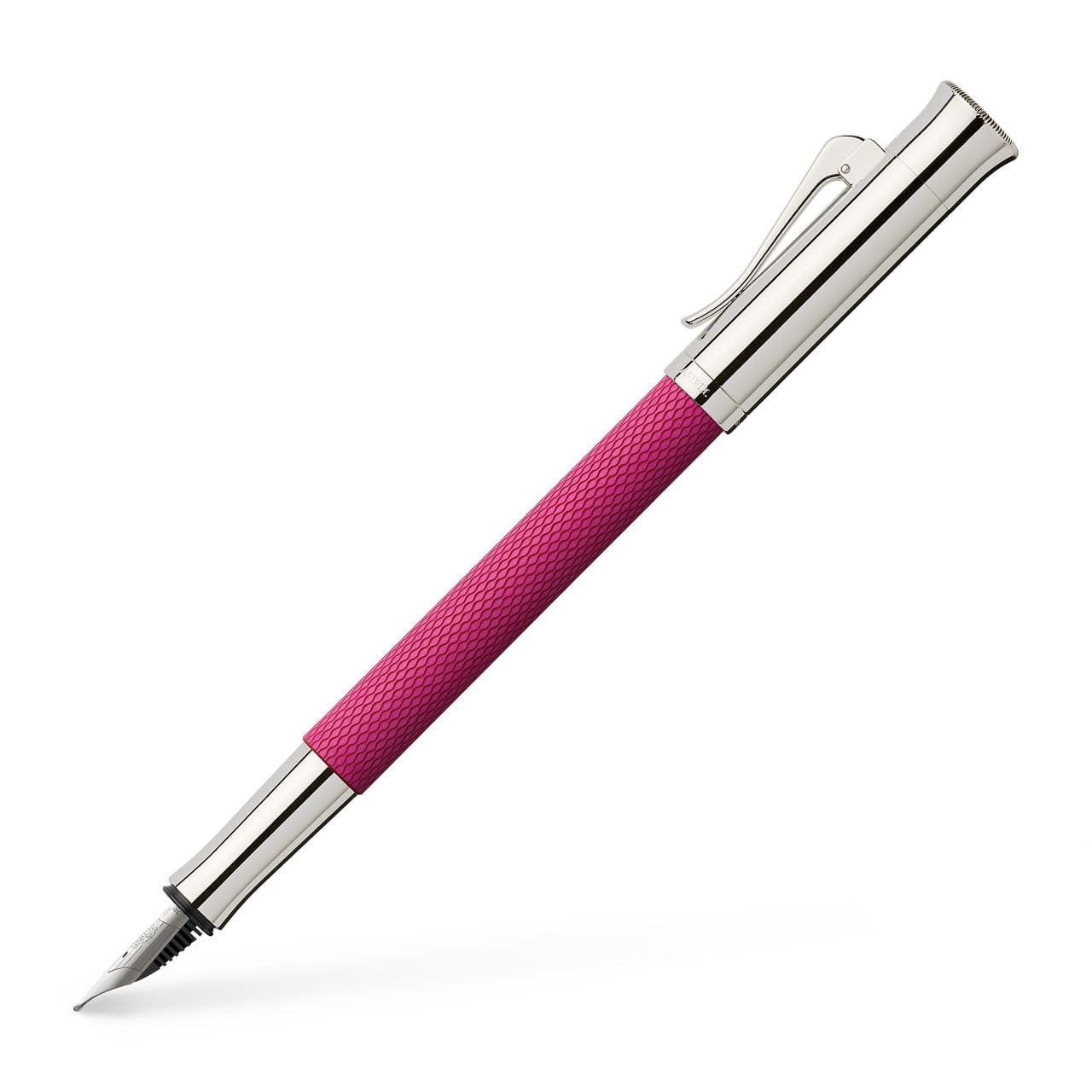 Graf-von-Faber-Castell - Füllfederhalter Guilloche Electric Pink EF