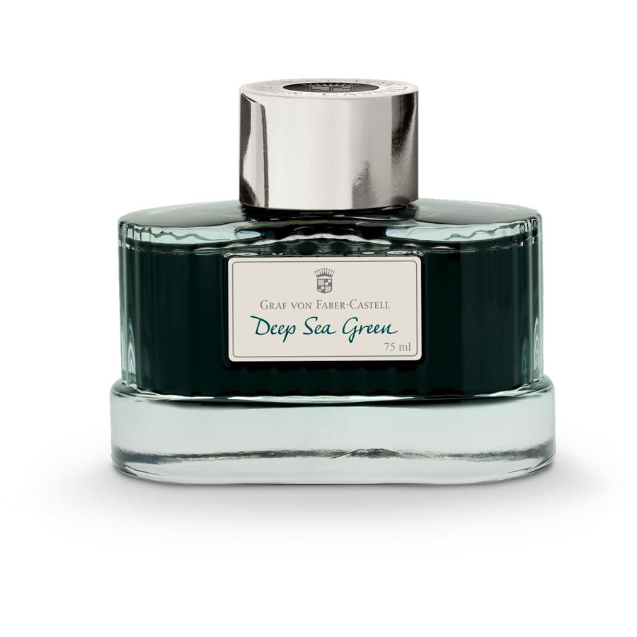 Graf-von-Faber-Castell - Tintenglas Deep Sea Green, 75ml