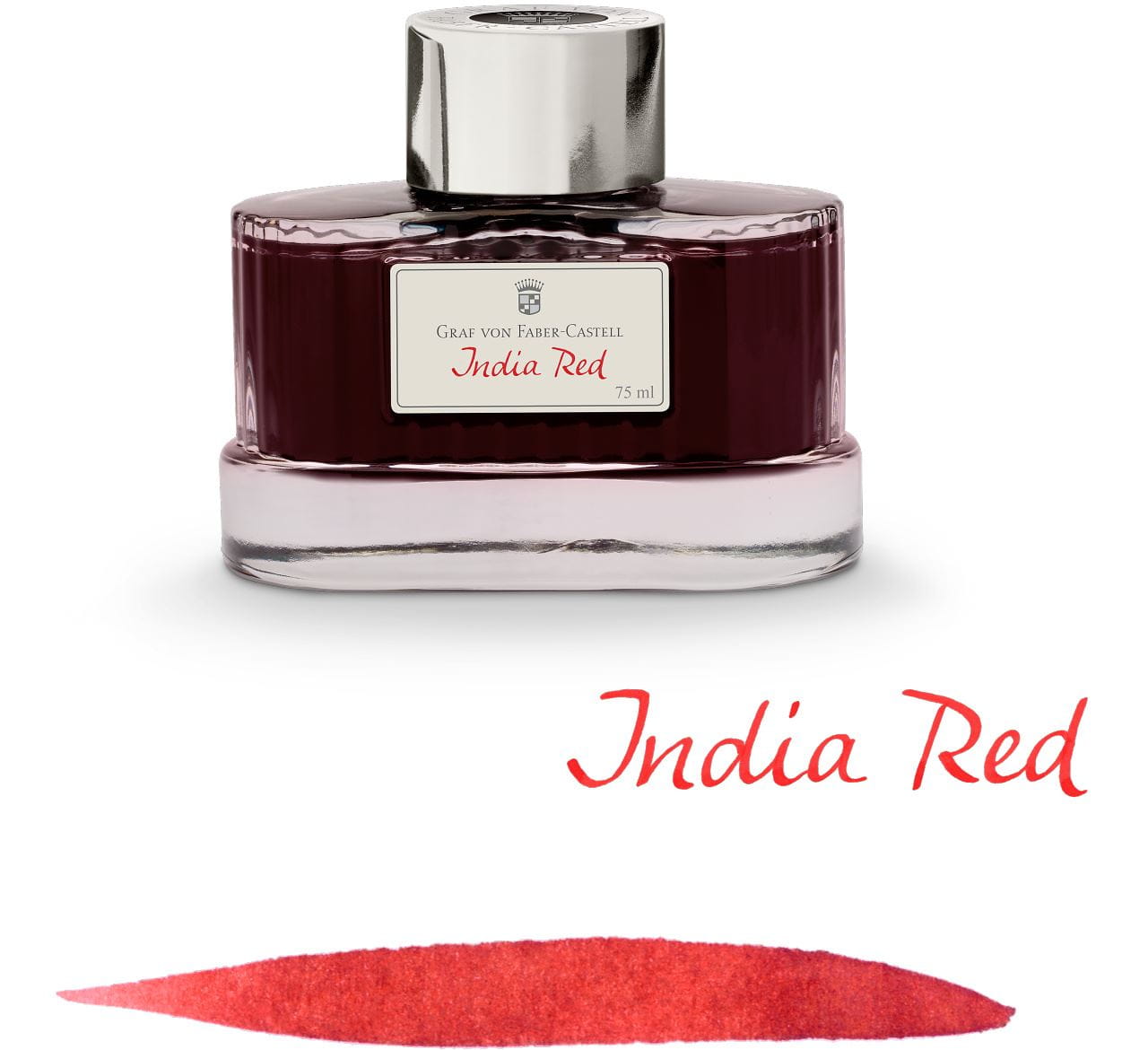 Graf-von-Faber-Castell - Tintenglas India Red, 75ml
