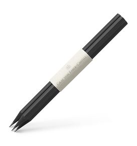 Graf-von-Faber-Castell - 3 holzgefasste Bleistifte mit Tauchkappe, Schwarz