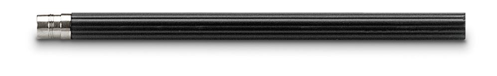Graf-von-Faber-Castell - 5 Ersatzbleistifte  Perfekter Bleistift, platiniert, Schwarz