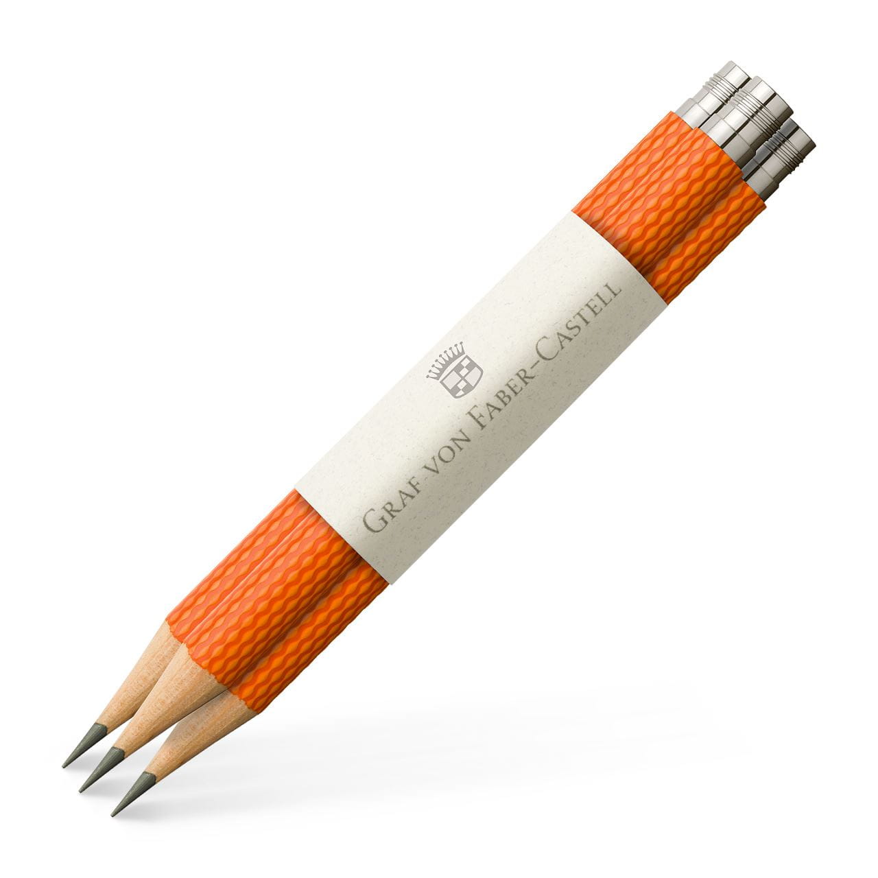 Graf-von-Faber-Castell - 3 Ersatzbleistifte  Perfekter Bleistift, Burned Orange