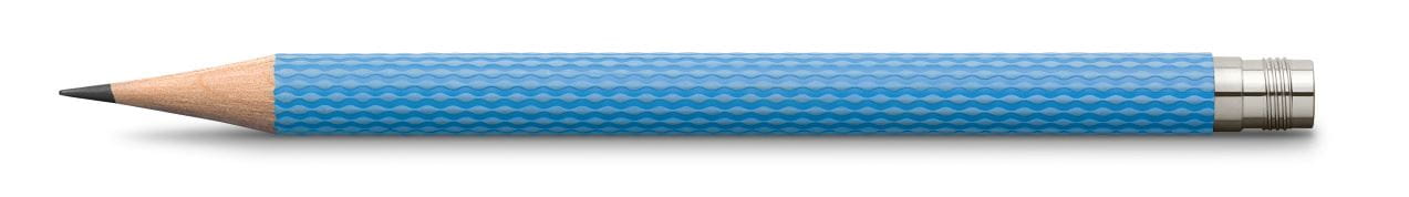 Graf-von-Faber-Castell - 3 Ersatzbleistifte  Perfekter Bleistift, Gulf Blue