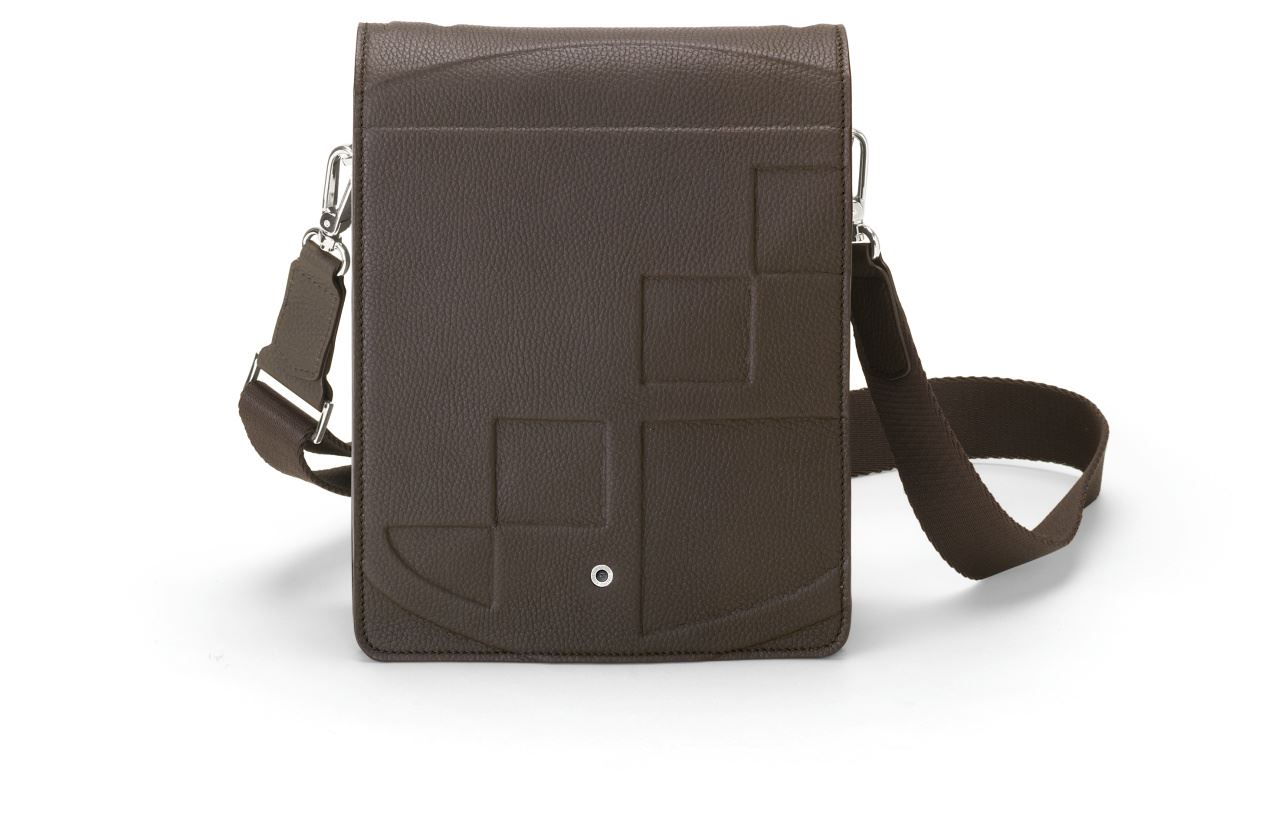 Graf-von-Faber-Castell - Messenger Bag Cashmere, klein, Dunkelbraun