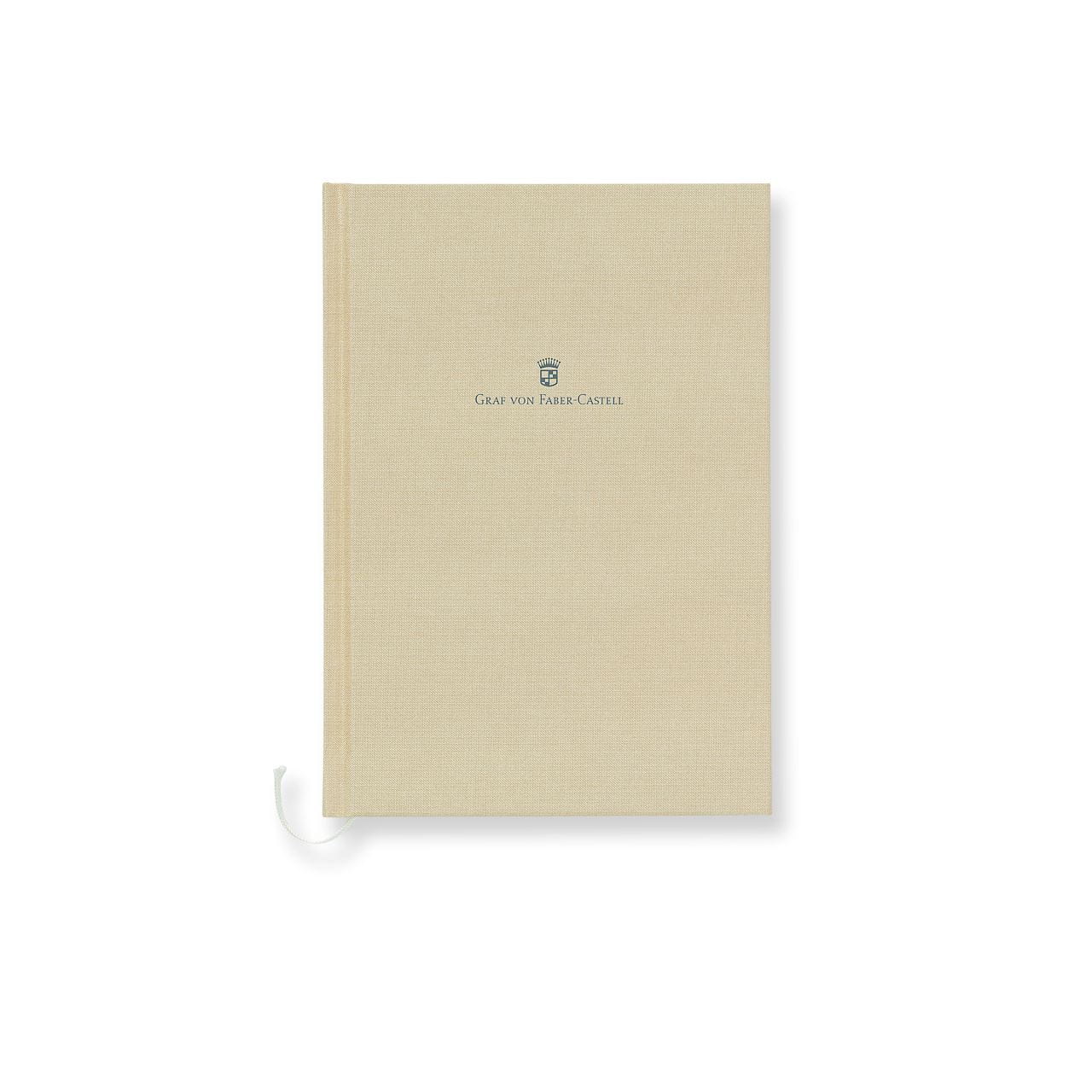 Graf-von-Faber-Castell - Buch mit Leineneinband A5 Goldbraun