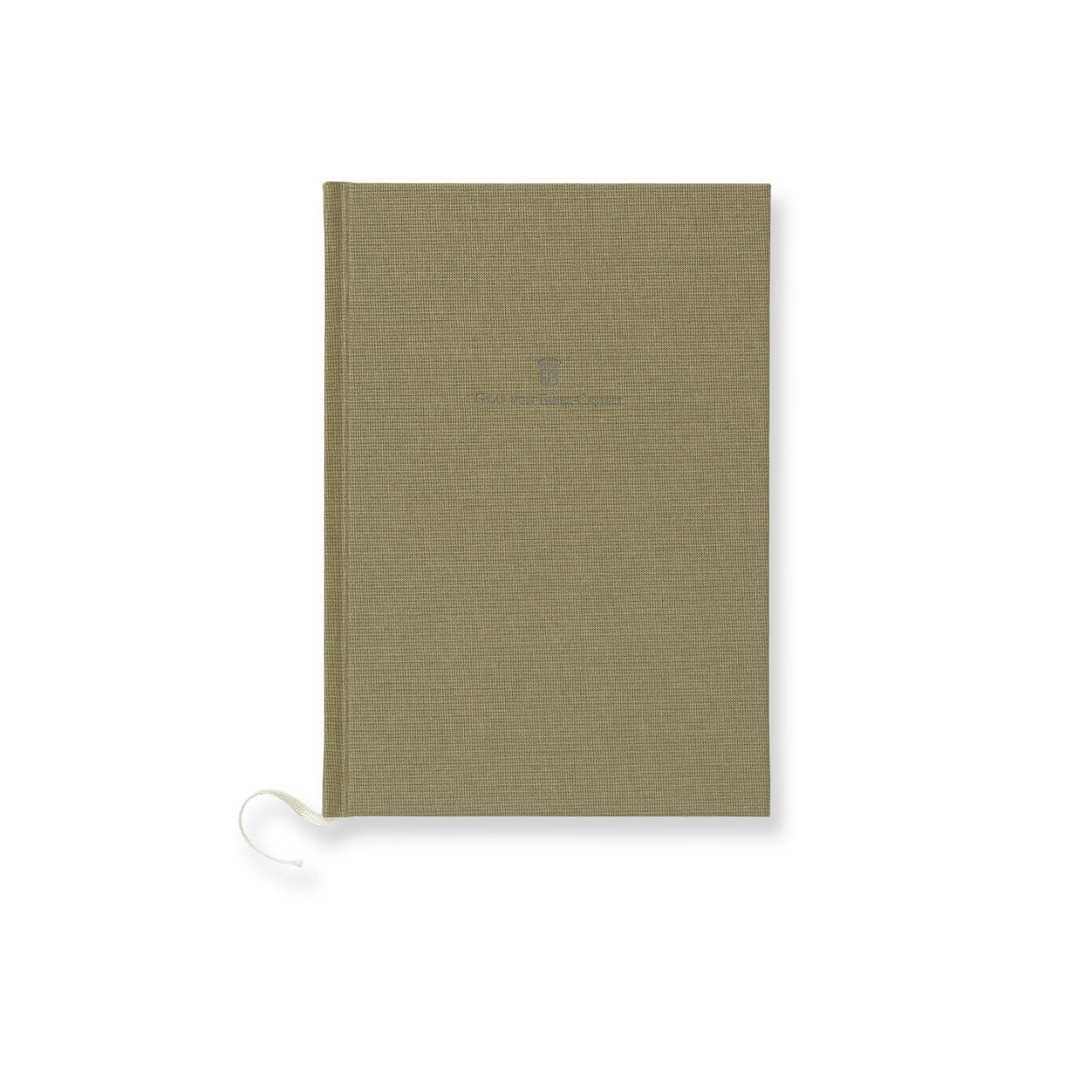 Graf-von-Faber-Castell - Buch mit Leineneinband A5 Olive Green