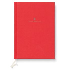 Graf-von-Faber-Castell - Buch mit Leineneinband A5 India Red