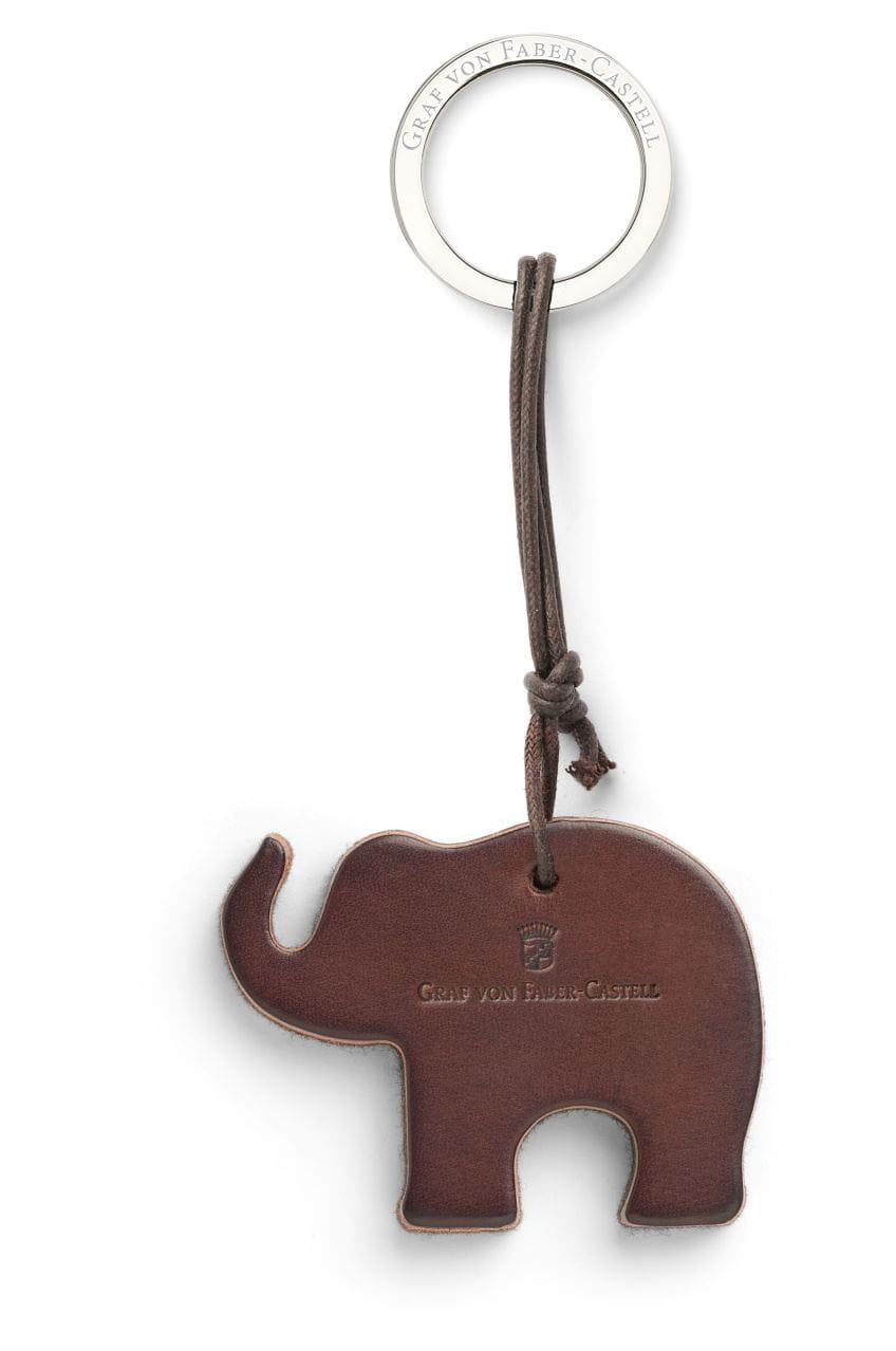 Graf-von-Faber-Castell - Schlüsselanhänger Elefant, Dunkelbraun