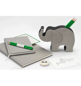 Graf-von-Faber-Castell - Stiftehalter Elefant mittel, Grau